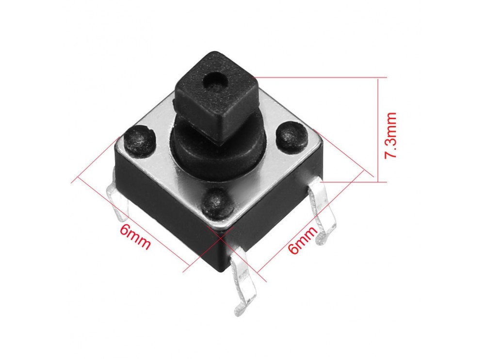 مجموعه 254 عددی تک سوئیچ کله خور 6x6x7.3mm