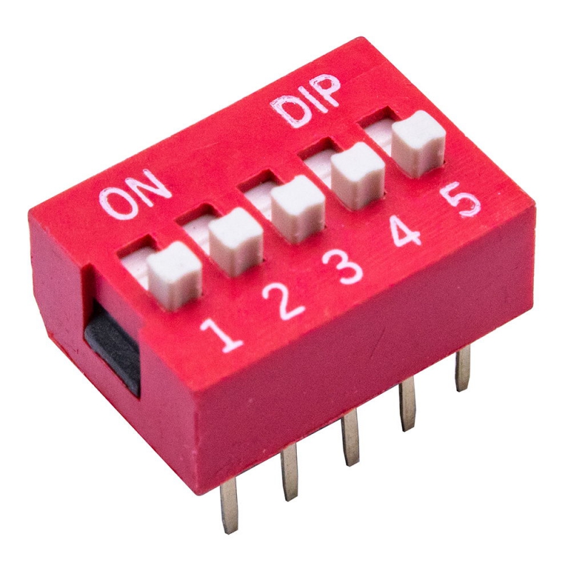 مجموعه 26 عددی دیپ سوئیچ 5 تایی DIP