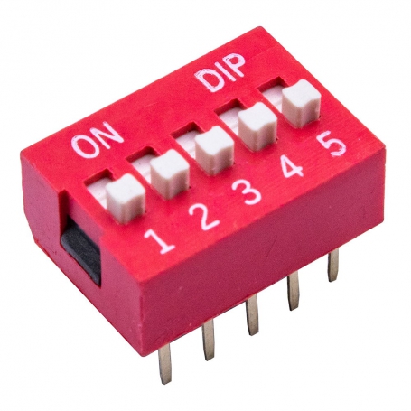 مجموعه 26 عددی دیپ سوئیچ 5 تایی DIP