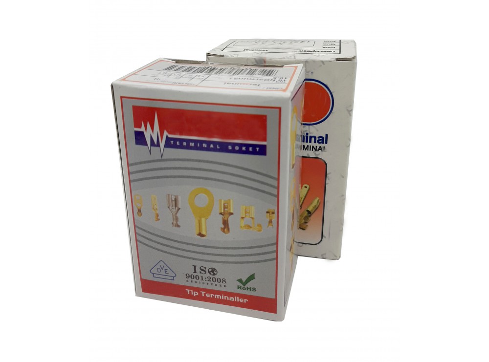 سرسیم تلفنی برنجی نری سایز 2.8 بسته800 تایی