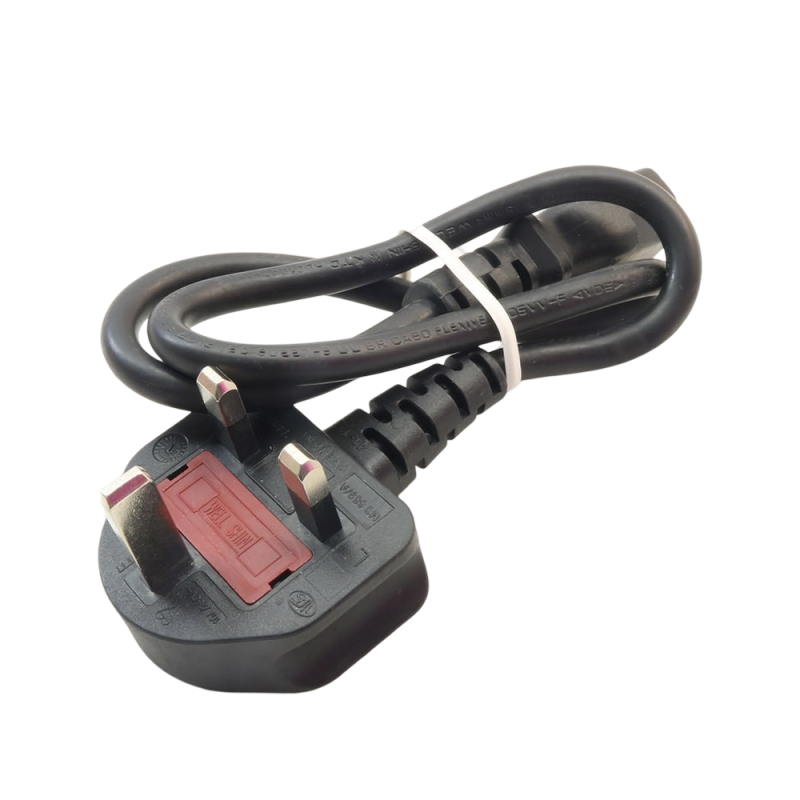 مجموعه 3 عددی کابل برق سه پین کامپیوتری 0.5متری دارای فیوز