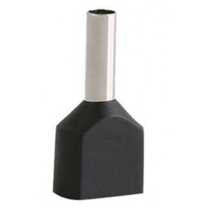 مجموعه 3 عددی وایرشو دوبل روکش دار مشکی سایز 1.5 مدل TE1508 بسته100 تایی