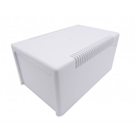 مجموعه 3 عددی جعبه برد پلاستیکی دو تکه تهویه دار سفید سایز 160x100x80mm