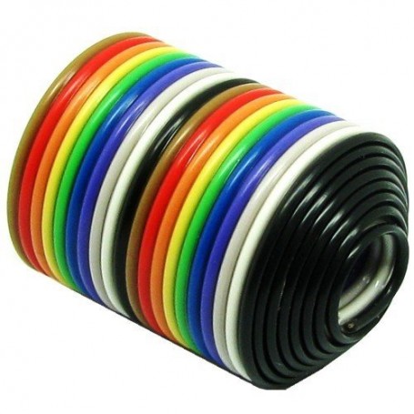 مجموعه 3 عددی کابل فلت 20 رشته رنگی یک متری مجموعه 3 عددی کابل فلت 20 رشته رنگی یک متری