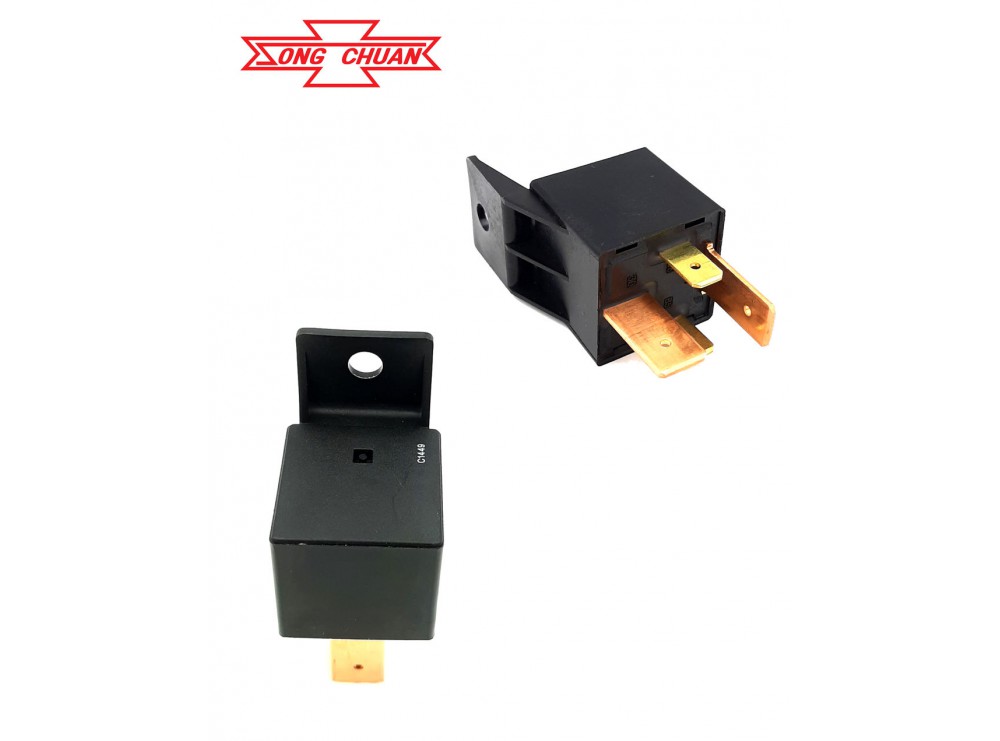مجموعه 3 عددی رله خودرویی 24V تایوانی مارک SONG CHUAN کد 897l-1AH-D مجموعه 3 عددی رله خودرویی 24V تایوانی مارک SONG CHUAN کد 897l-1AH-D