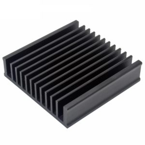 مجموعه 3 عددی هیت سینک مشکی مربعی سایز 50x50x12.8mm