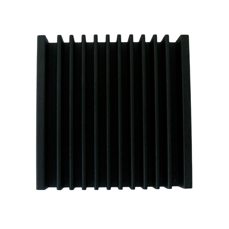 مجموعه 3 عددی هیت سینک مشکی مربعی سایز 50x50x12.8mm