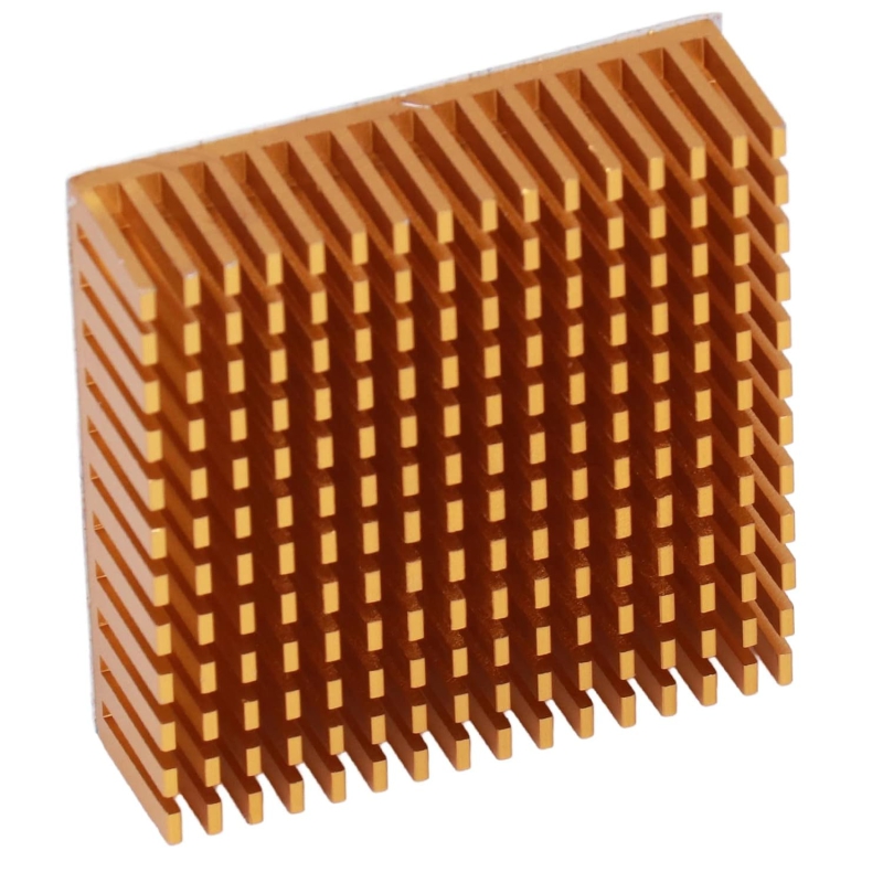 مجموعه 3 عددی هیت سینک طلایی مربعی سایز 50x50x15mm مجموعه 3 عددی هیت سینک طلایی مربعی سایز 50x50x15mm