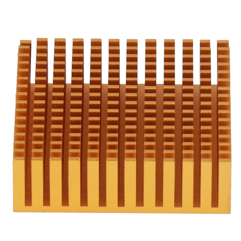 مجموعه 3 عددی هیت سینک طلایی مربعی سایز 50x50x15mm مجموعه 3 عددی هیت سینک طلایی مربعی سایز 50x50x15mm