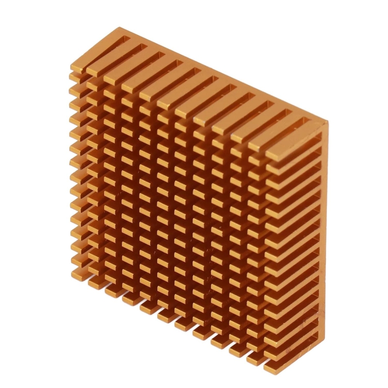 مجموعه 3 عددی هیت سینک طلایی مربعی سایز 50x50x15mm مجموعه 3 عددی هیت سینک طلایی مربعی سایز 50x50x15mm