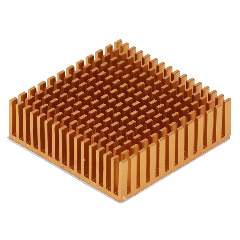 مجموعه 3 عددی هیت سینک طلایی مربعی سایز 50x50x15mm مجموعه 3 عددی هیت سینک طلایی مربعی سایز 50x50x15mm