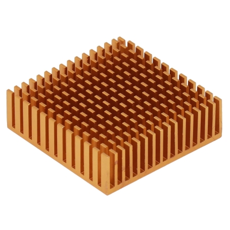 مجموعه 3 عددی هیت سینک طلایی مربعی سایز 50x50x15mm مجموعه 3 عددی هیت سینک طلایی مربعی سایز 50x50x15mm