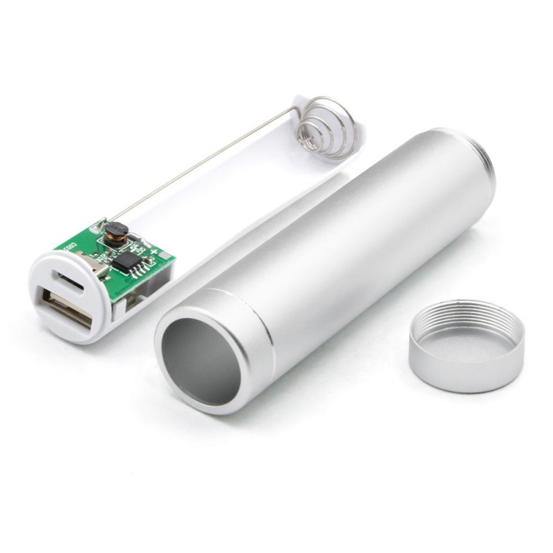مجموعه 3 عددی کیس پاوربانک جیبی تک سل فلزی دارای خروجی 5V 1A