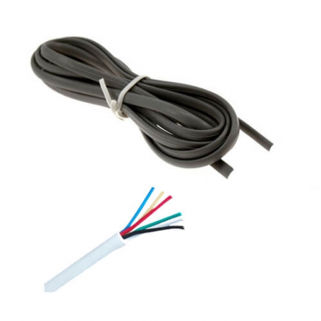 مجموعه 3 عددی کابل تلفن 6 رشته مشکی 10متری