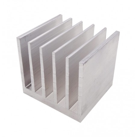 مجموعه 3 عددی هیت سینک آلومینیومی ضخیم 6 پره 50x54x40mm