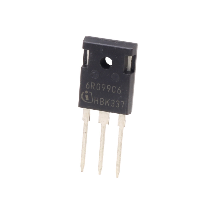 مجموعه 3 عددی ماسفت 6R099C6 نوع N-Channel تایوانی مارک Infineon پکیج TO-247 مجموعه 3 عددی ماسفت 6R099C6 نوع N-Channel تایوانی مارک Infineon پکیج TO-247