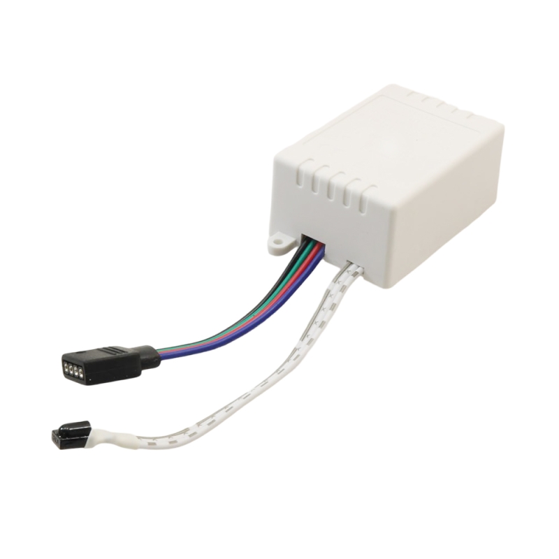 مجموعه 3 عددی درایور و کنترلر RGB تک خروجی 24Key-6A - کنترل از راه دور