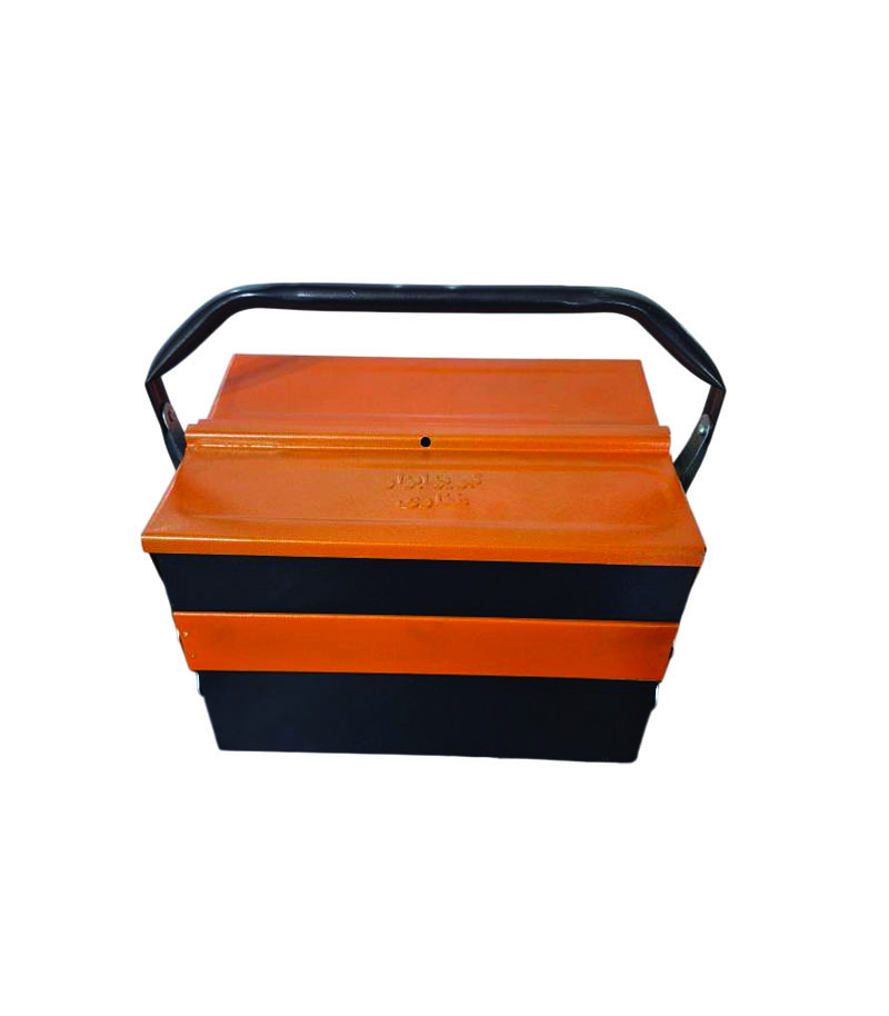 جعبه ابزار فلزی 30 سانت 3 طبقه تبریز ابزار غفاری مدل 303