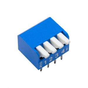 مجموعه 30 عددی دیپ سوئیچ 4 تایی پیانویی تایوانی آبی DPL-04