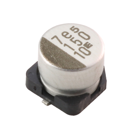 مجموعه 32 عددی خازن SMD الکترولیت 150uF / 10V سایز 6.3x5.3 مارک ELNA