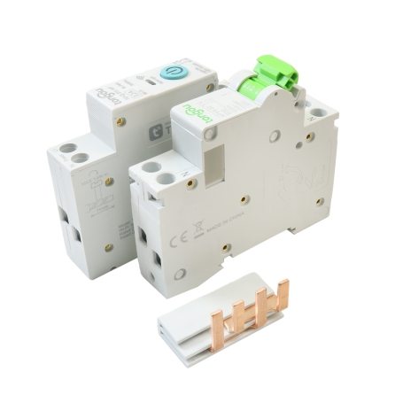 فیوز مینیاتوری هوشمند تک فاز 32 آمپر Tongou با کلید کنترلی و قابلیت کنترل از طریق Wifi