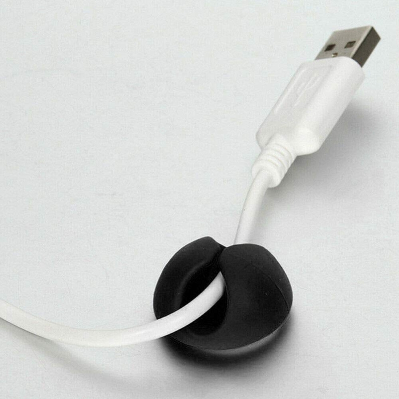 مجموعه 33 عددی اورگانایزر سیم و کابل گرد چسب دار 25 میلی متری مجموعه 33 عددی اورگانایزر سیم و کابل گرد چسب دار 25 میلی متری