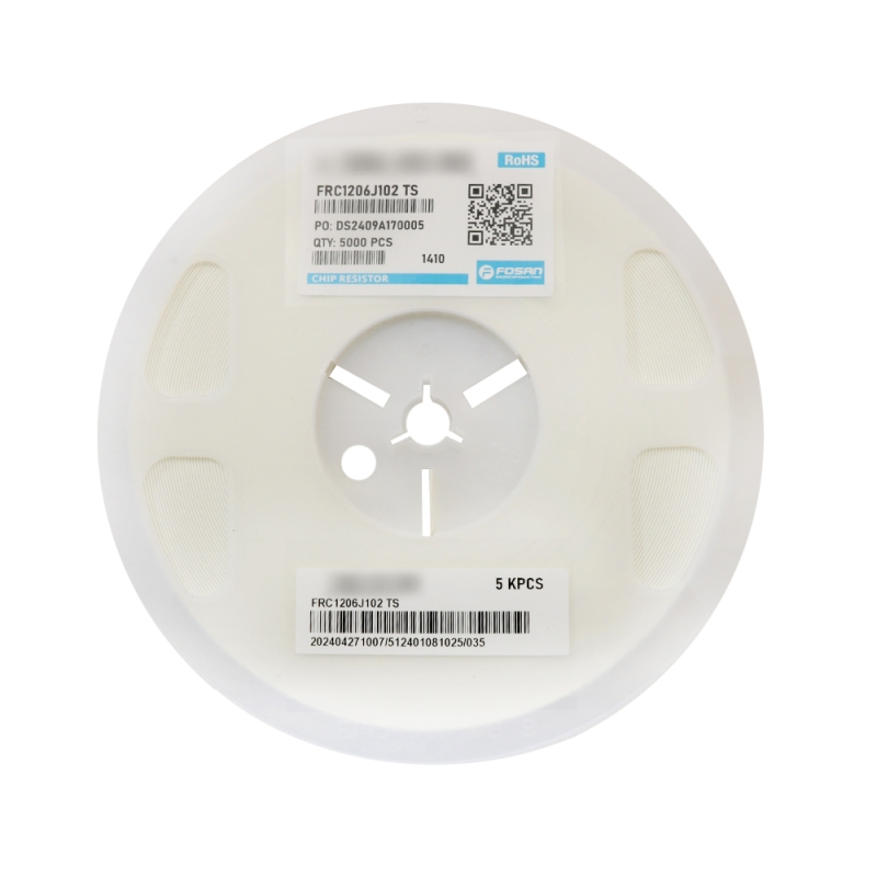 مقاومت 3.3M اهم 1% پکیج 1206 SMD رول5000 عددی