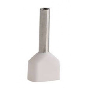 مجموعه 4 عددی وایرشو دوبل روکش دار سفید سایز 0.5 مدل TE0508 بسته100 تایی