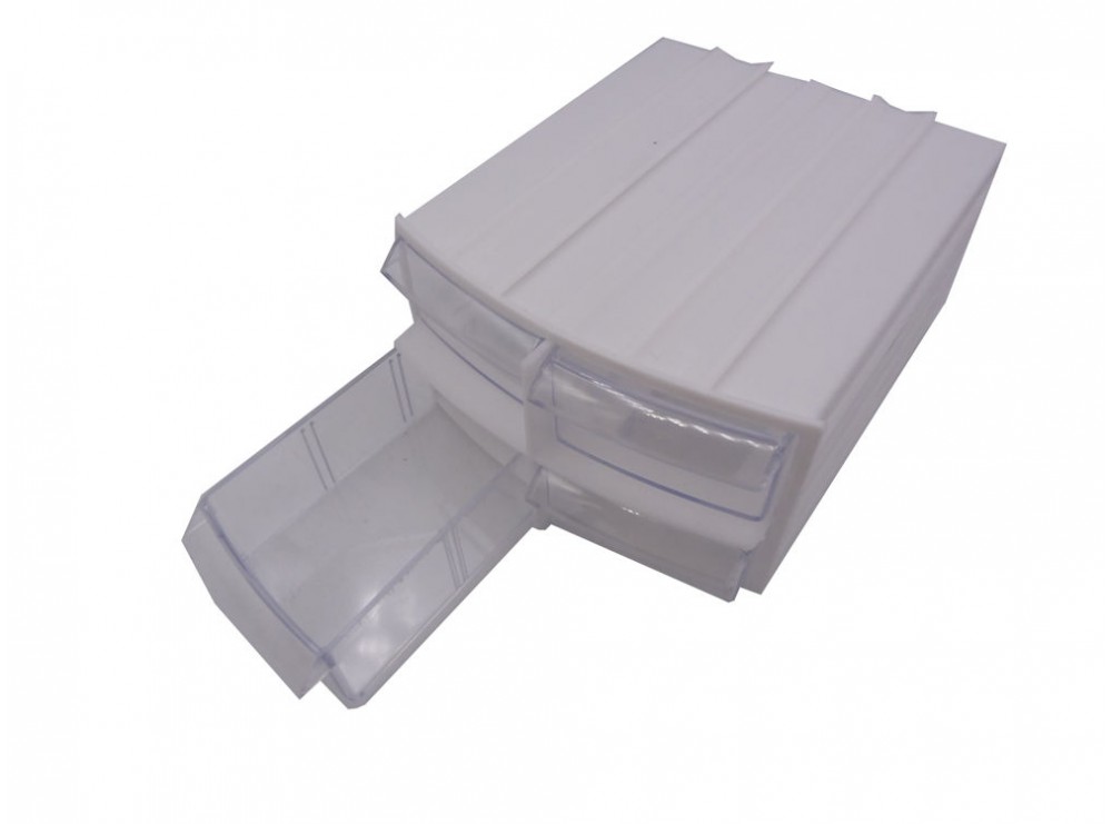 جعبه قطعات کشویی 4 خانه 120x105x60mm جعبه قطعات کشویی 4 خانه 120x105x60mm