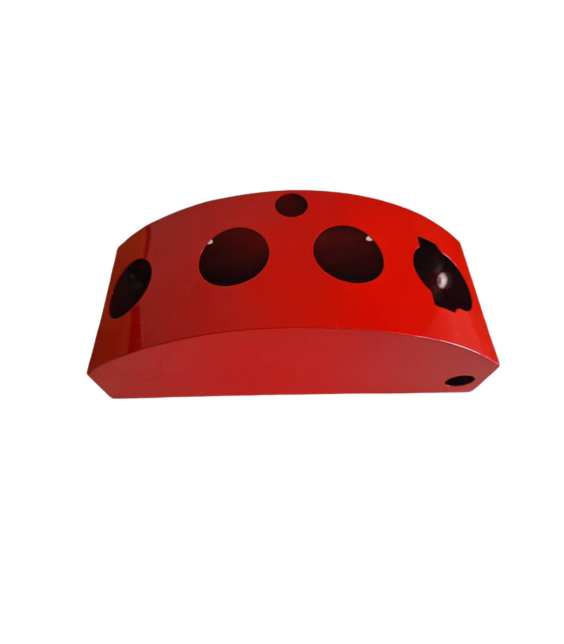 استند قیف دیواری 4 سوراخ ( نگهدارنده قیف 14 پارچه ) قرمز استند قیف دیواری 4 سوراخ ( نگهدارنده قیف 14 پارچه ) قرمز