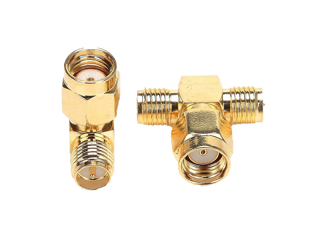 مجموعه 4 عددی مبدل کانکتور 3 راه RPSMA-M به RPSMA-F