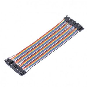 مجموعه 4 عددی سیم جامپر ماده به ماده 30cm فلت 40 رشته