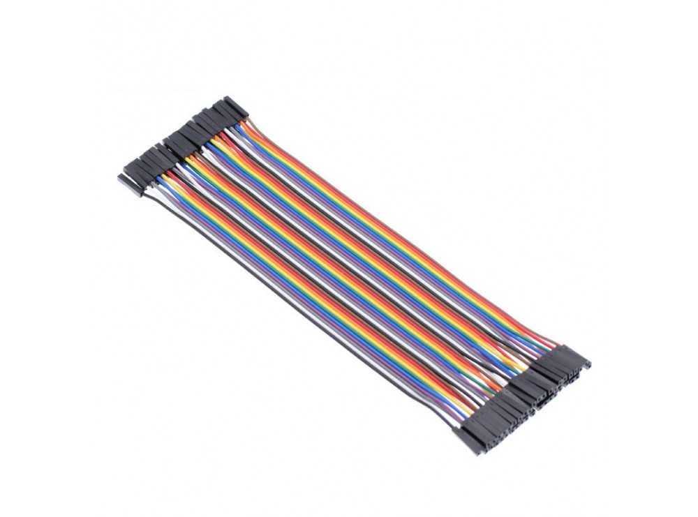 مجموعه 4 عددی سیم جامپر ماده به ماده 30cm فلت 40 رشته