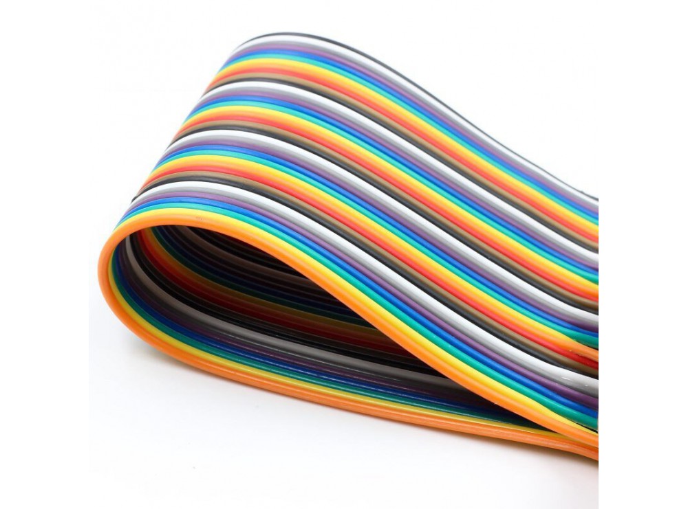 مجموعه 4 عددی سیم جامپر ماده به ماده 30cm فلت 40 رشته