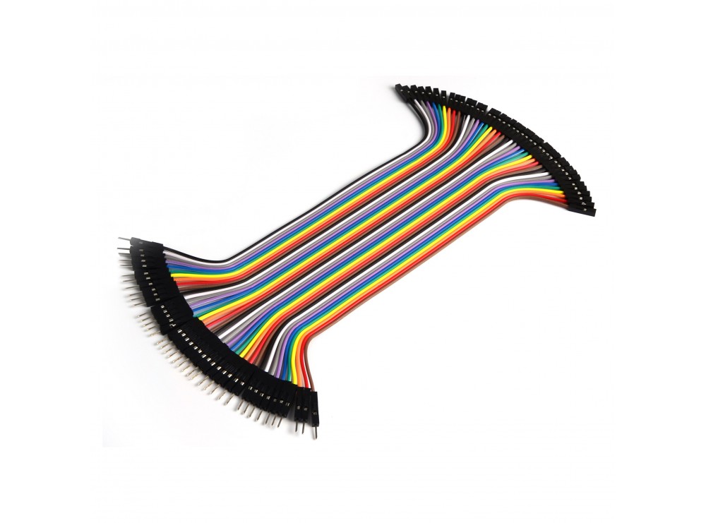 مجموعه 4 عددی سیم جامپر نر به ماده 30cm فلت 40 رشته