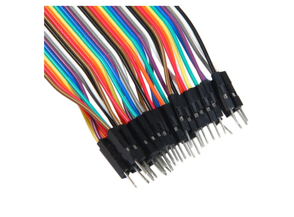 مجموعه 4 عددی سیم جامپر نر به ماده 30cm فلت 40 رشته