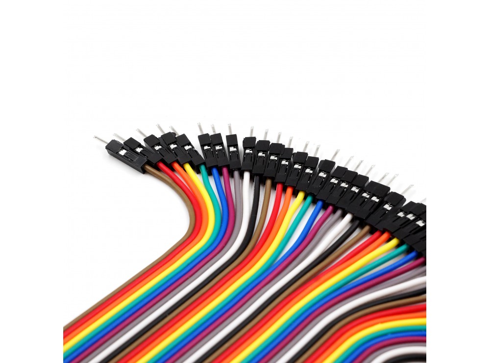 مجموعه 4 عددی سیم جامپر نر به ماده 30cm فلت 40 رشته