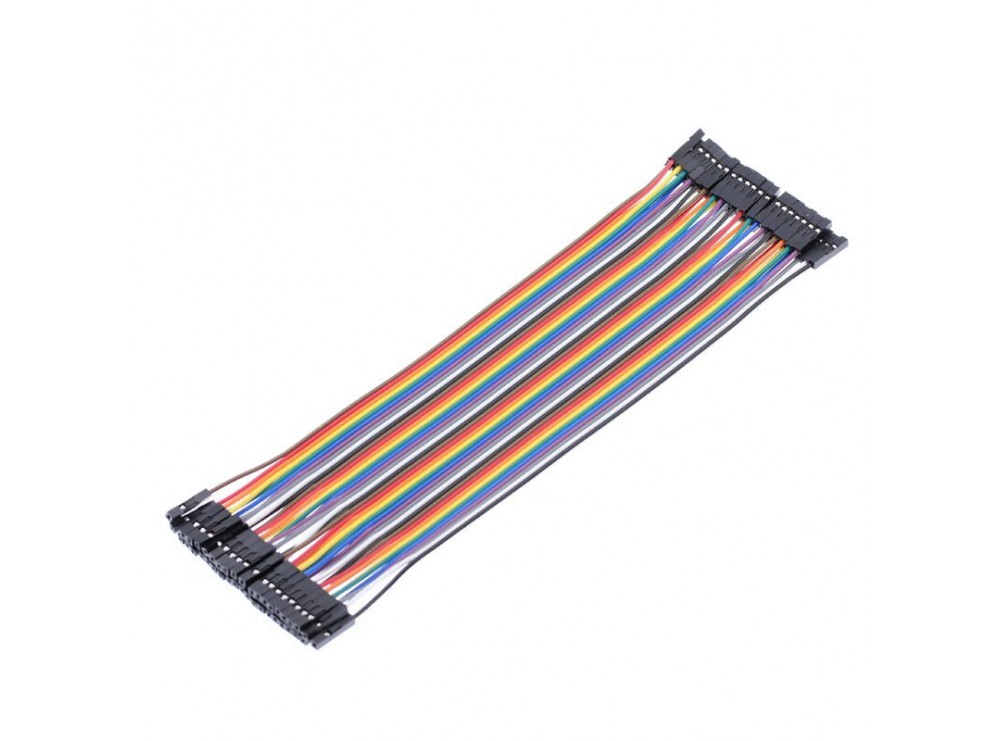 مجموعه 4 عددی سیم جامپر ماده به ماده 30cm فلت 40 رشته