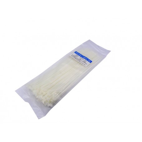 مجموعه 4 عددی بست کمری سفید 3x200mm بسته100 تایی مجموعه 4 عددی بست کمری سفید 3x200mm بسته100 تایی