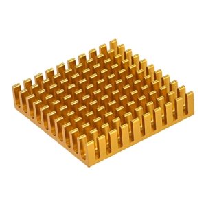 مجموعه 4 عددی هیت سینک طلایی مربعی سایز 45x45x10mm