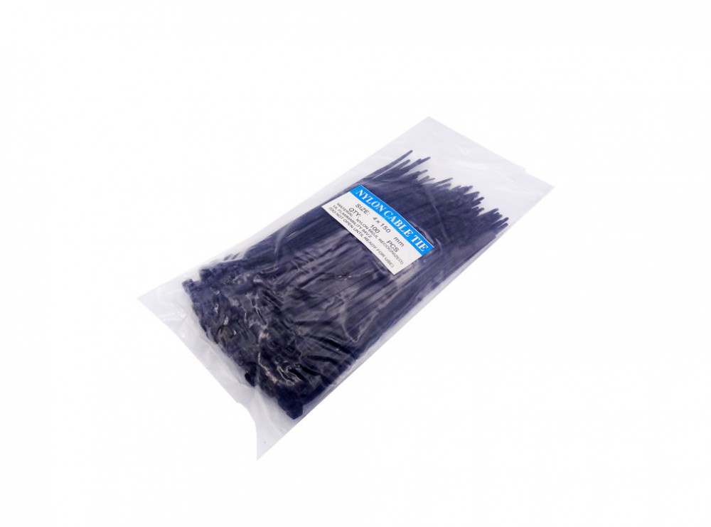 مجموعه 4 عددی بست کمری مشکی 4x150mm بسته100 تایی