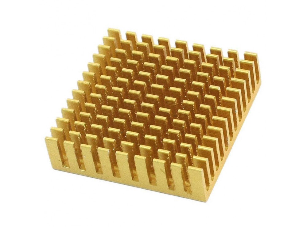 مجموعه 4 عددی هیت سینک سایز 4x4cm مخصوص المان سردکننده رنگ طلایی مجموعه 4 عددی هیت سینک سایز 4x4cm مخصوص المان سردکننده رنگ طلایی