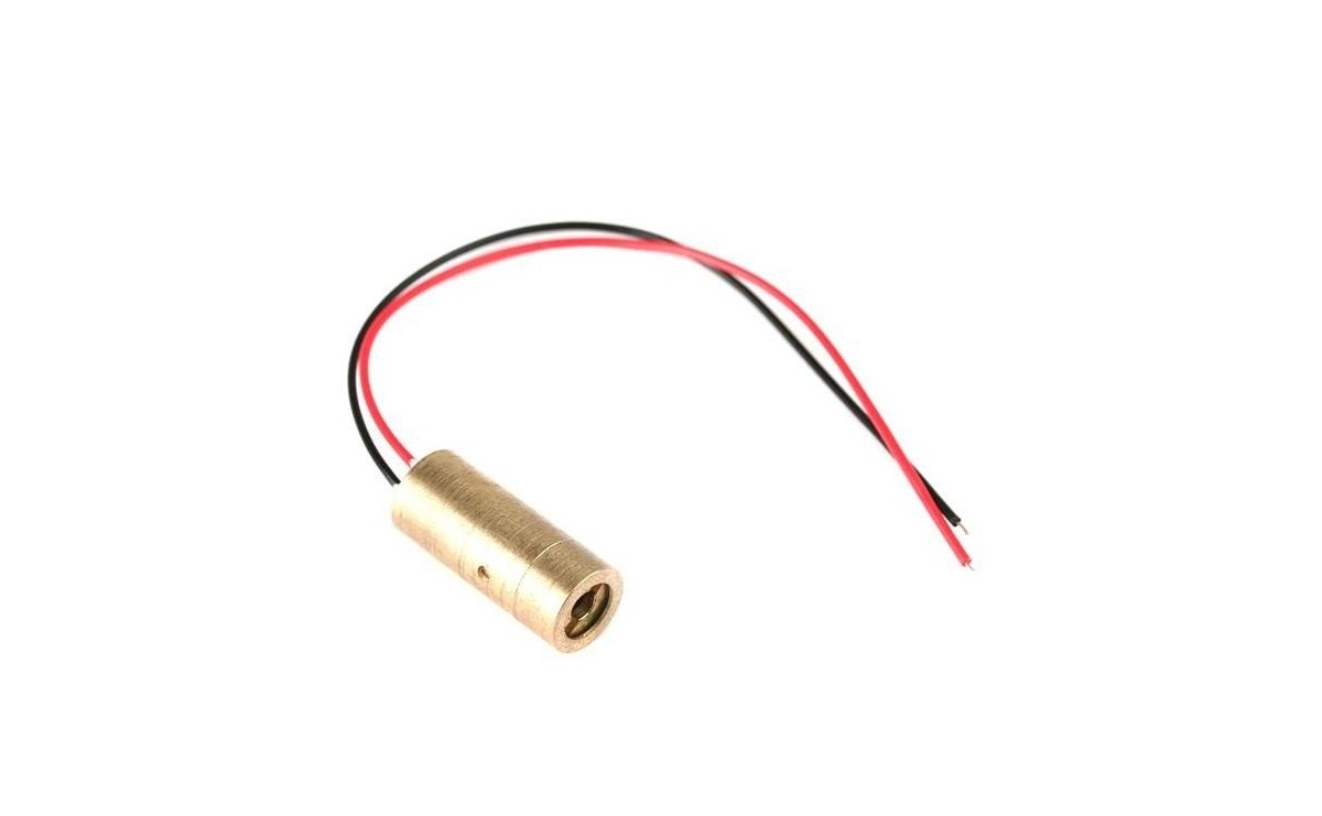 مجموعه 4 عددی لیزر قرمز 9mm 5mW با لنز ثابت