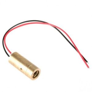 مجموعه 4 عددی لیزر قرمز 9mm 5mW با لنز ثابت