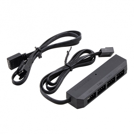 هاب 4 پورت فن DEEPCOOL مدل FH-04 هاب 4 پورت فن DEEPCOOL مدل FH-04