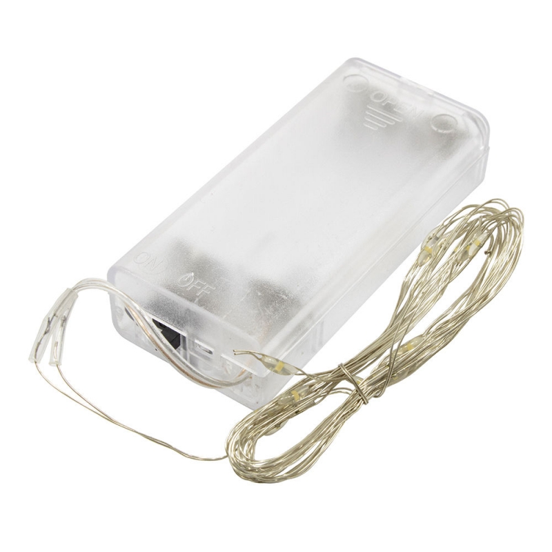 مجموعه 4 عددی ریسه LED مفتولی هفت رنگ سه متری مدل باتری قلمی مجموعه 4 عددی ریسه LED مفتولی هفت رنگ سه متری مدل باتری قلمی