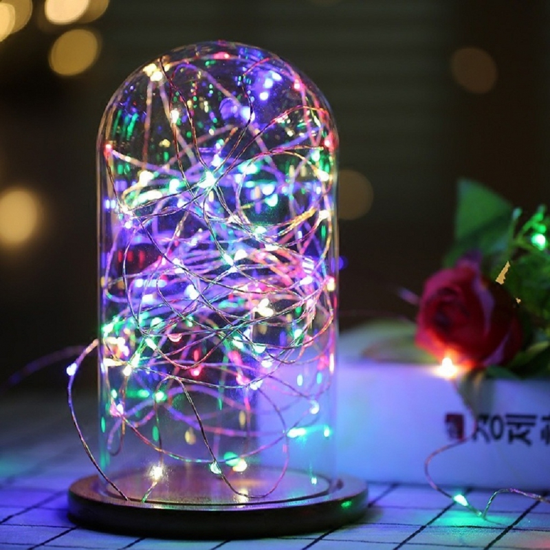 مجموعه 4 عددی ریسه LED مفتولی هفت رنگ سه متری مدل باتری قلمی مجموعه 4 عددی ریسه LED مفتولی هفت رنگ سه متری مدل باتری قلمی
