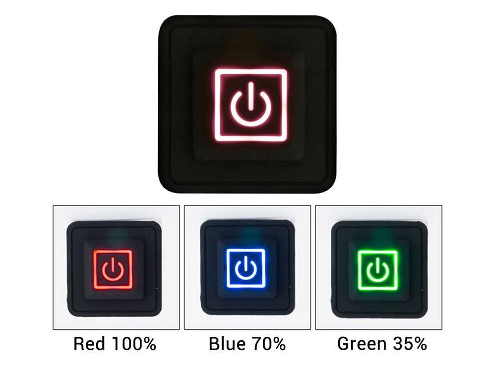 مجموعه 4 عددی کلید on/off سه وضعیته 12-5 ولت کنترل حرارت مخصوص پد حرارتی