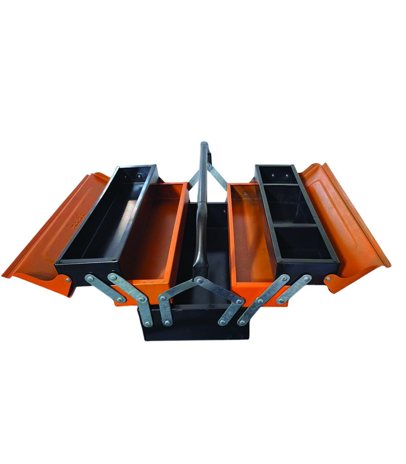 جعبه ابزار فلزی 40 سانت 3 طبقه تبریز ابزار غفاری مدل 403