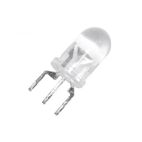 مجموعه 40 عددی LED شفاف دورنگ سبز-نارنجی 5mm کاتد مشترک پایه کوتاه